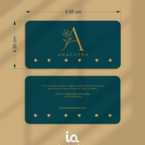 Trio de Argolas Horizontal 8,9x4,5cm